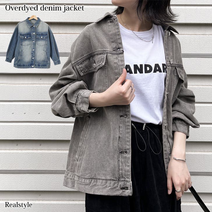 デニムジャケット レディース 長め[品番：JOKW0017761]｜REAL STYLE