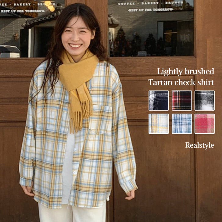 RE. アールイードット 完売モデル リバーシブルチェックシャツ 大きい RAGEBLUE（レイジブルー） シャツ アソートチェックオーバーサイズ