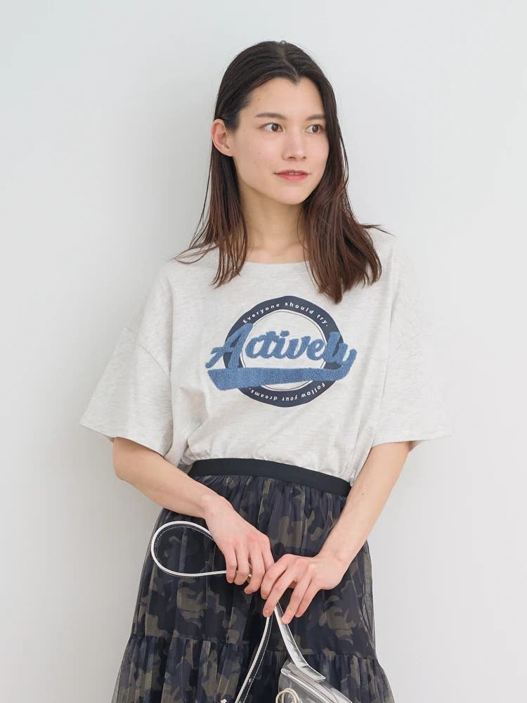 サガラ刺繍ロゴTシャツ[品番：PLMW0013957]｜Re-J＆SUPURE（リ
