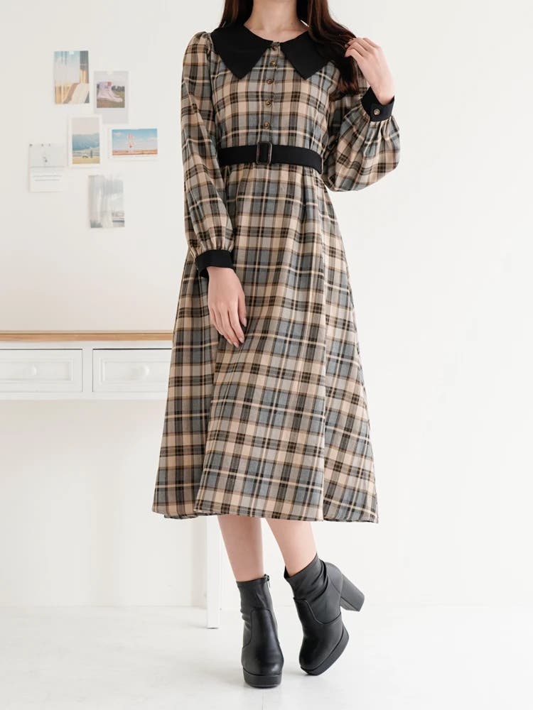 SWELLY BandeauOnepiece レトロチェック SWELLY BandeauOnepiece レトロチェック