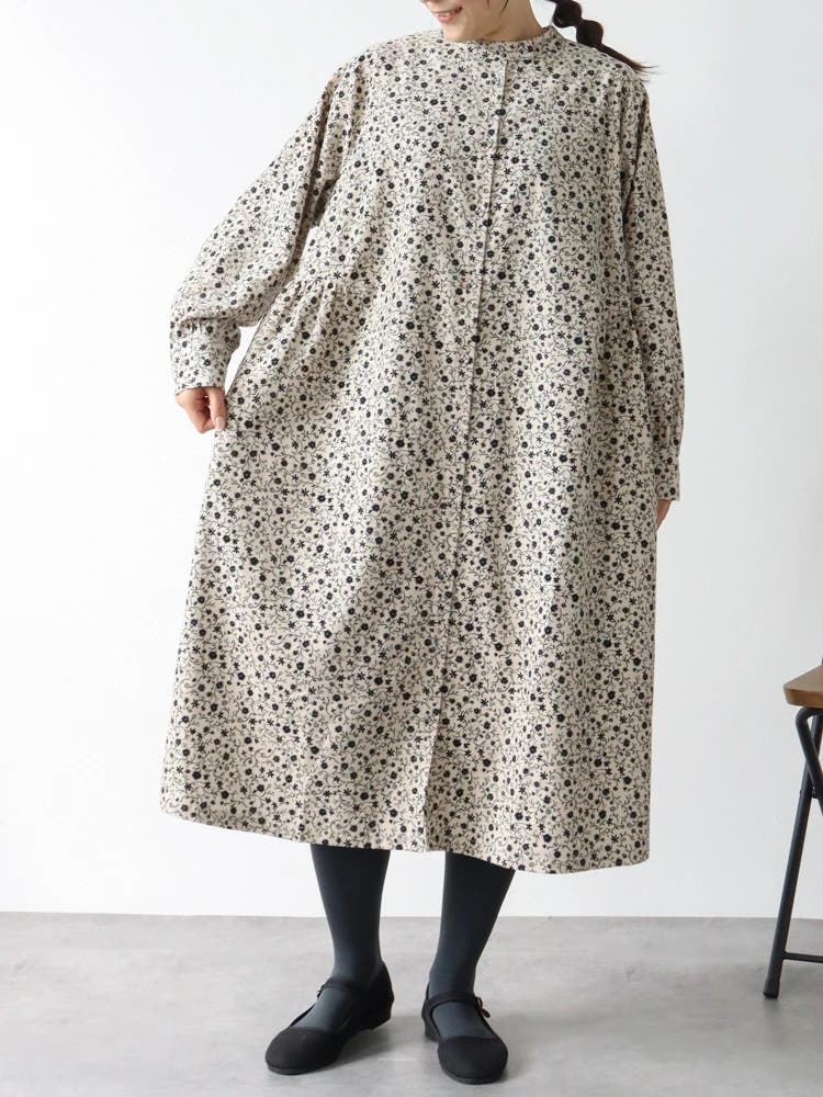 花柄コーデュロイワンピース[品番：PLMW0015347]｜LUDIC PARK（ル