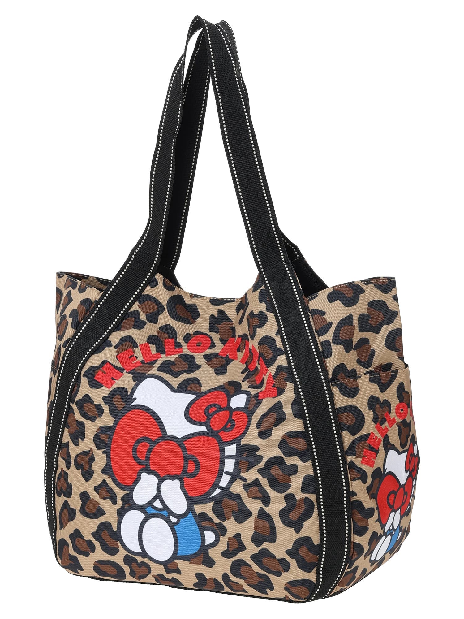 ハローキティヒョウ柄リボンバルーンバッグ[品番：PLMW0015549]｜LUDIC