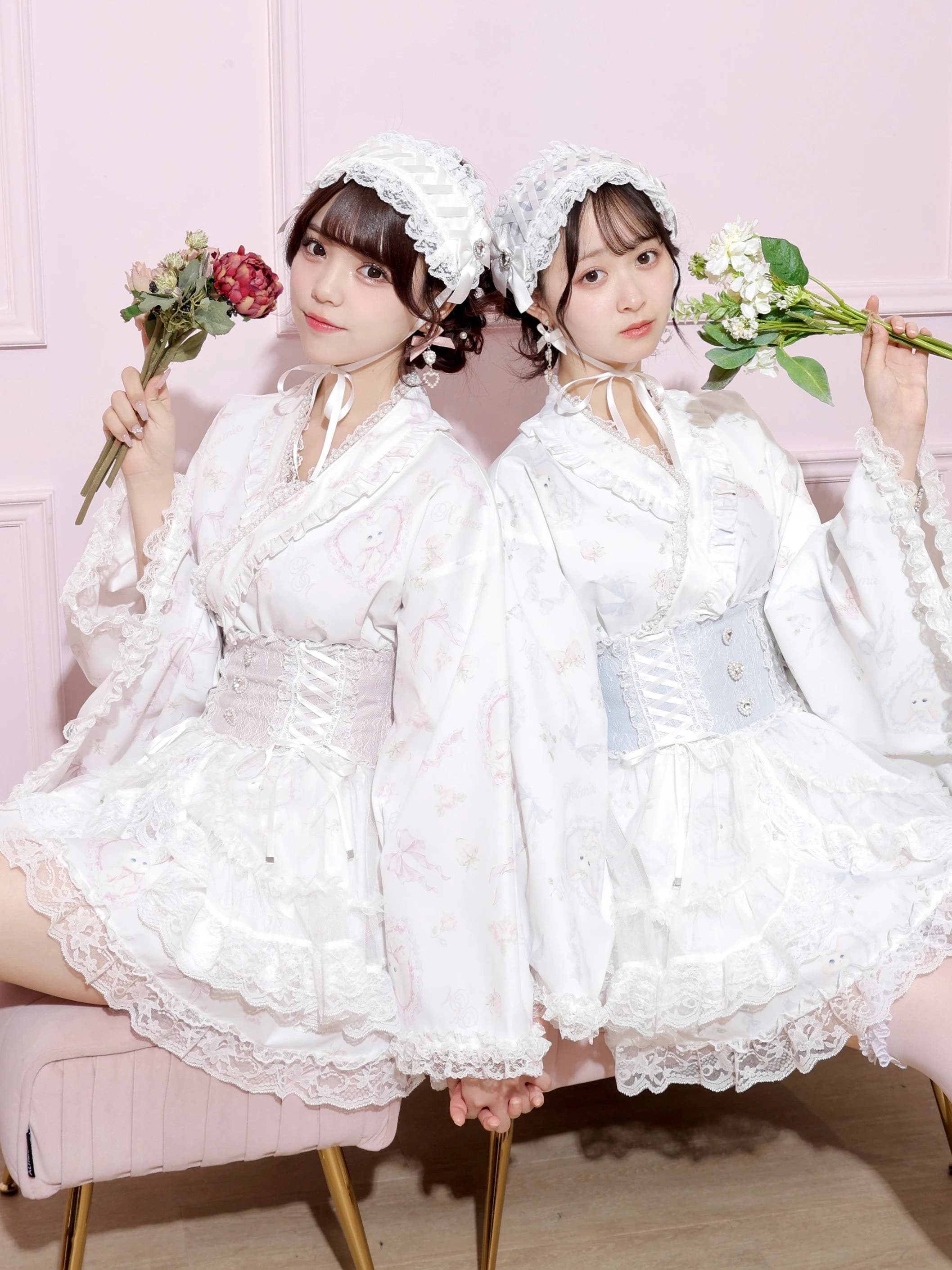 うさぎさんチュールフレア浴衣ドレス[品番：PLMW0014657]｜NOEMIE