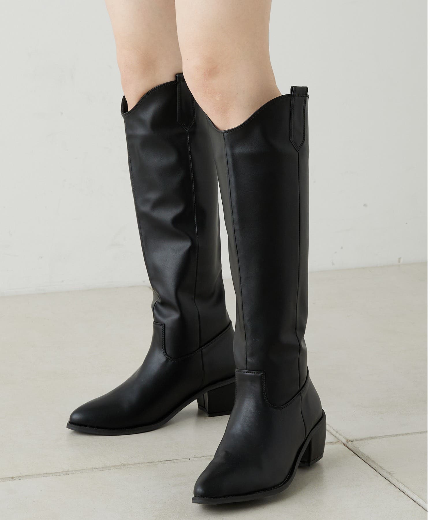 Chico】ウエスタンカットロングブーツ[品番：PALW0001822]｜PAL