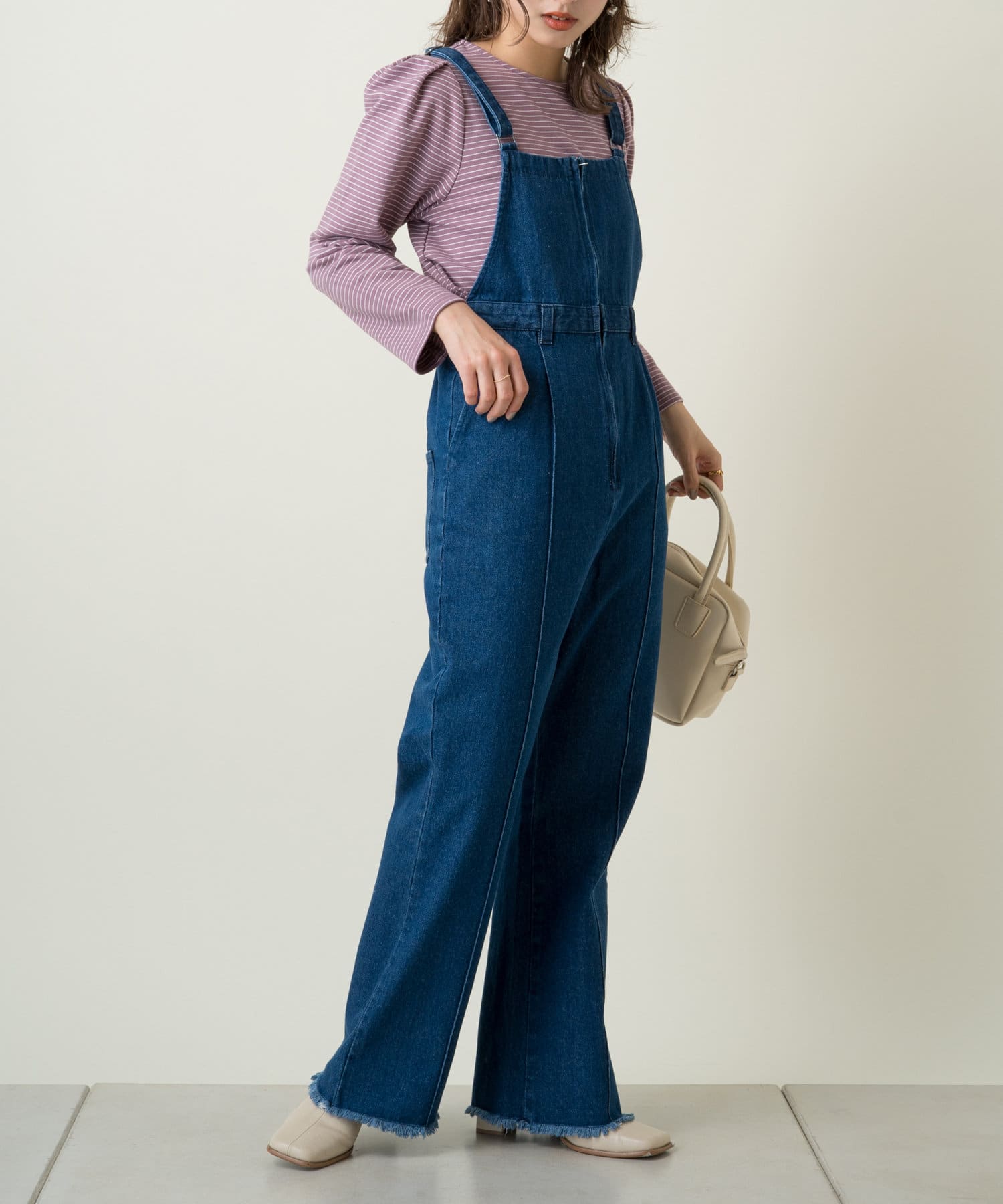 Kastane】デニムフレアサロペット[品番：PALW0000499]｜PAL GROUP  