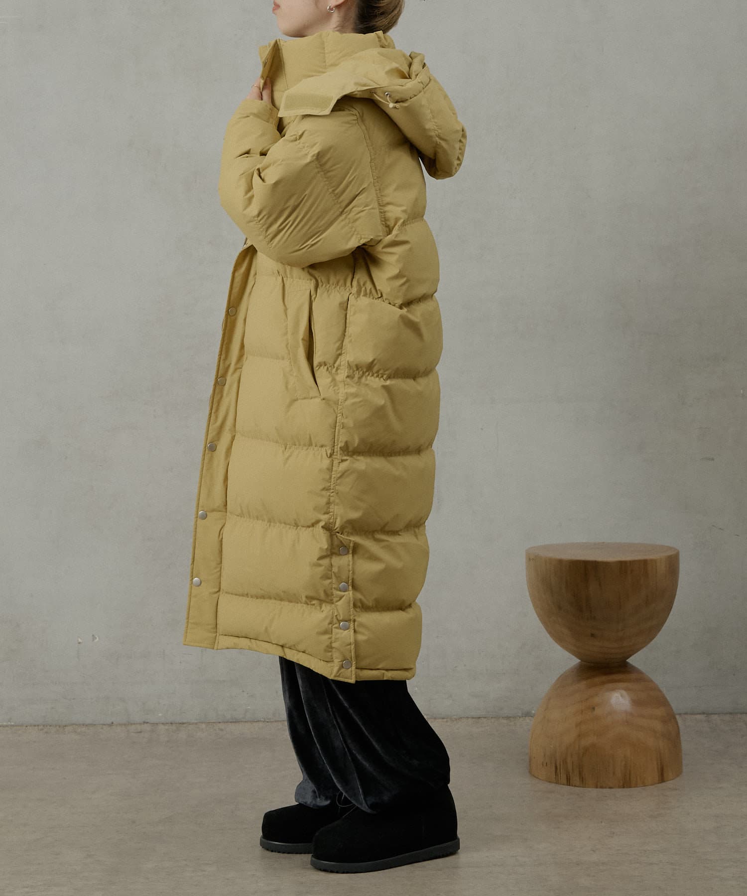 earthy_】ロングハイブリットダウンコート[品番：PALW0003476