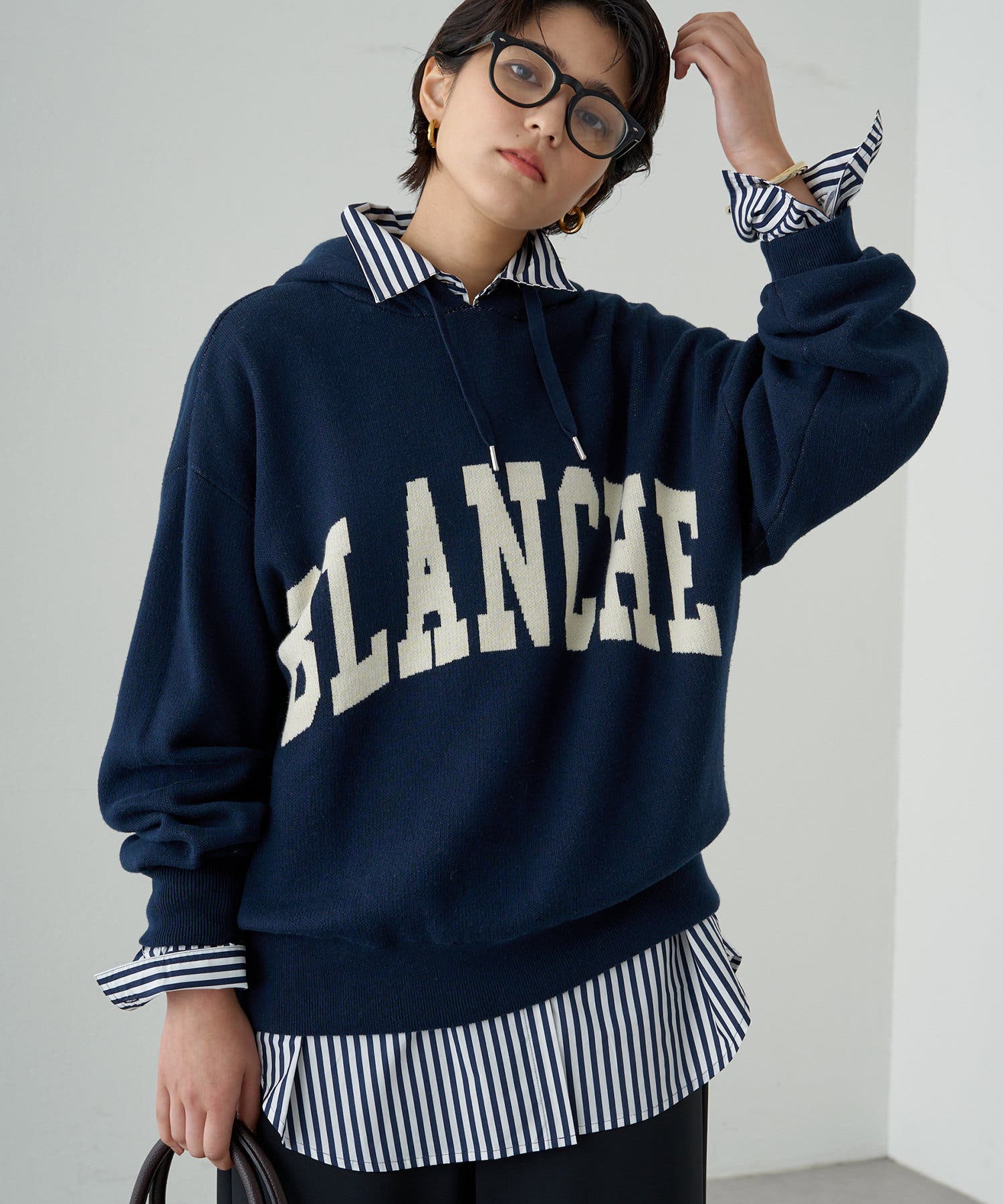 大人気定番商品 Loungedress】ロゴフードKN[品番：PALW0004190]｜PAL GROUP トップス