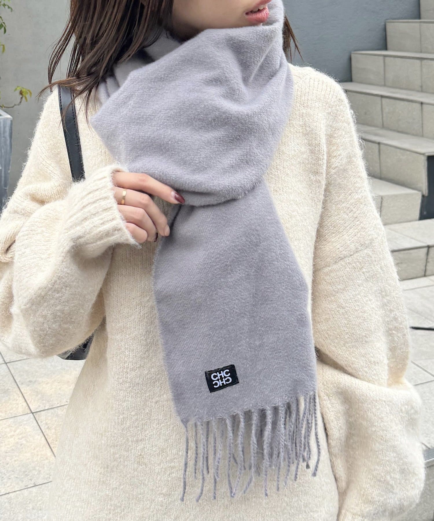 Chico】ネーム入り無地ストール[品番：PALW0004436]｜PAL GROUP OUTLET