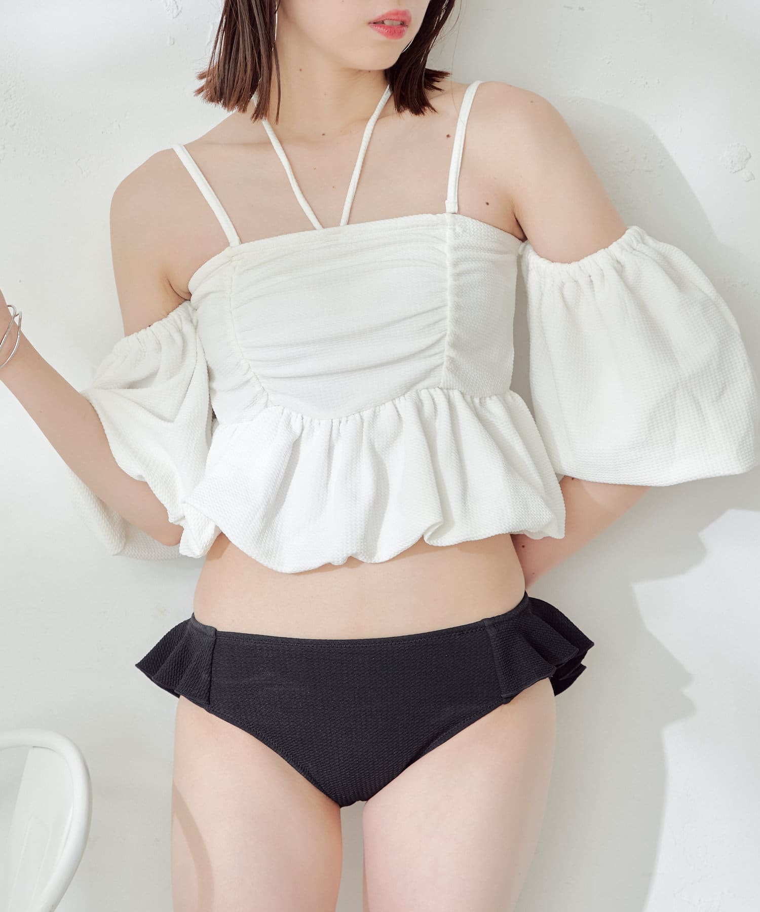 Chico】オフショルペプラムベアTOPS[品番：PALW0004499]｜PAL