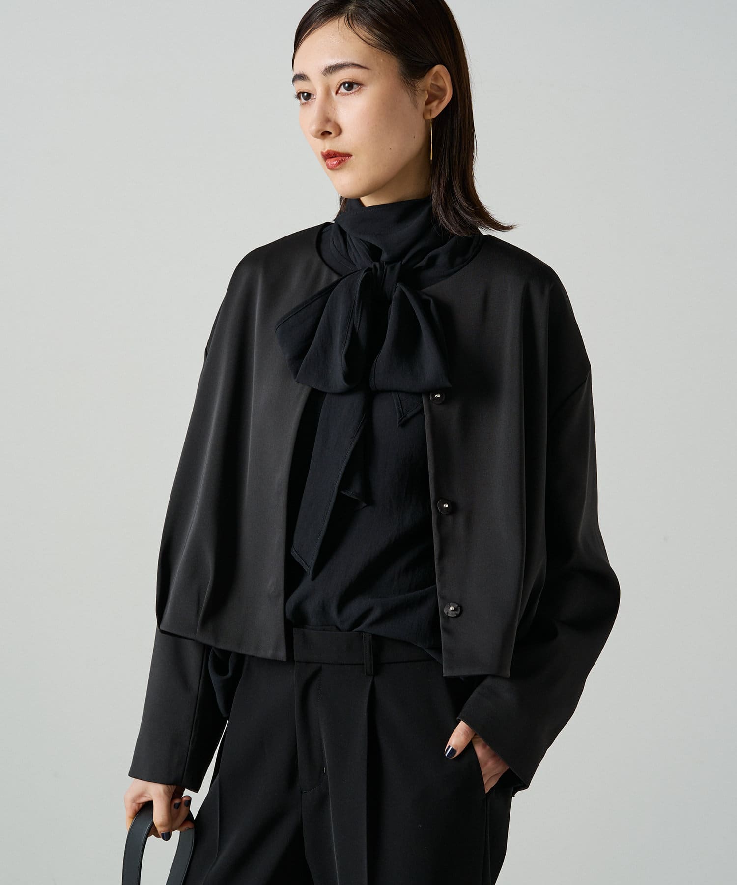 トップブランドのファッション Loungedress】【N5】サテンコクーンBZ[品番：PALW0004729]｜PAL ジャケット・アウター