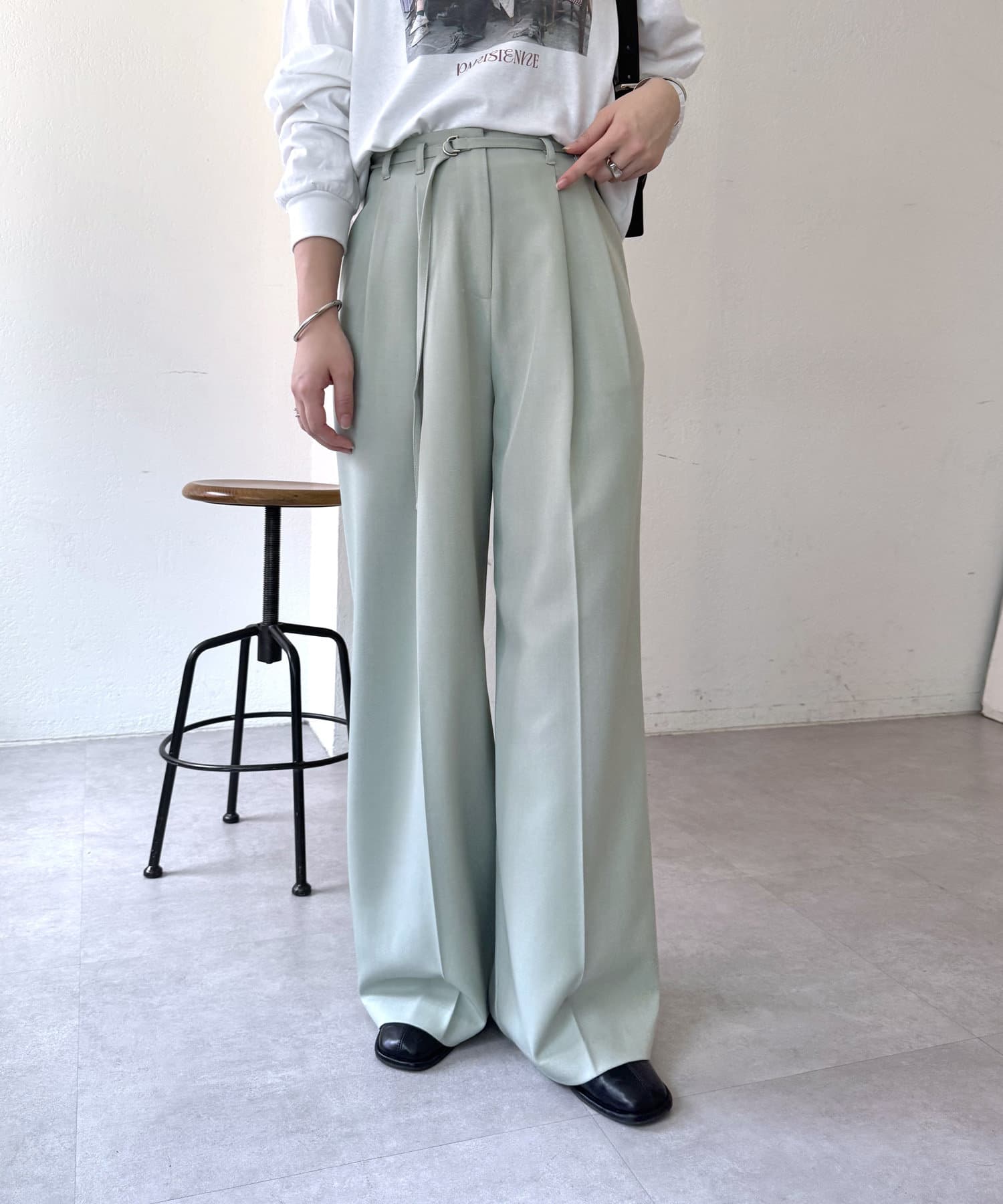 mystic】ベルト付き2タックパンツ[品番：PALW0004790]｜PAL GROUP