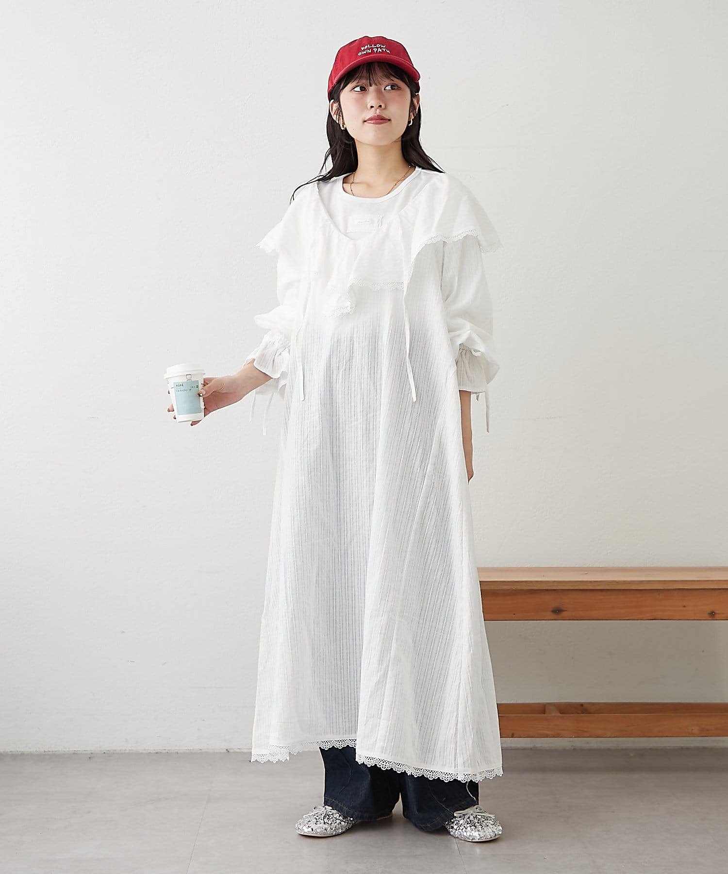 人気ショップ w closet】コットンフリルワンピース[品番：PALW0004827]｜PAL ワンピース