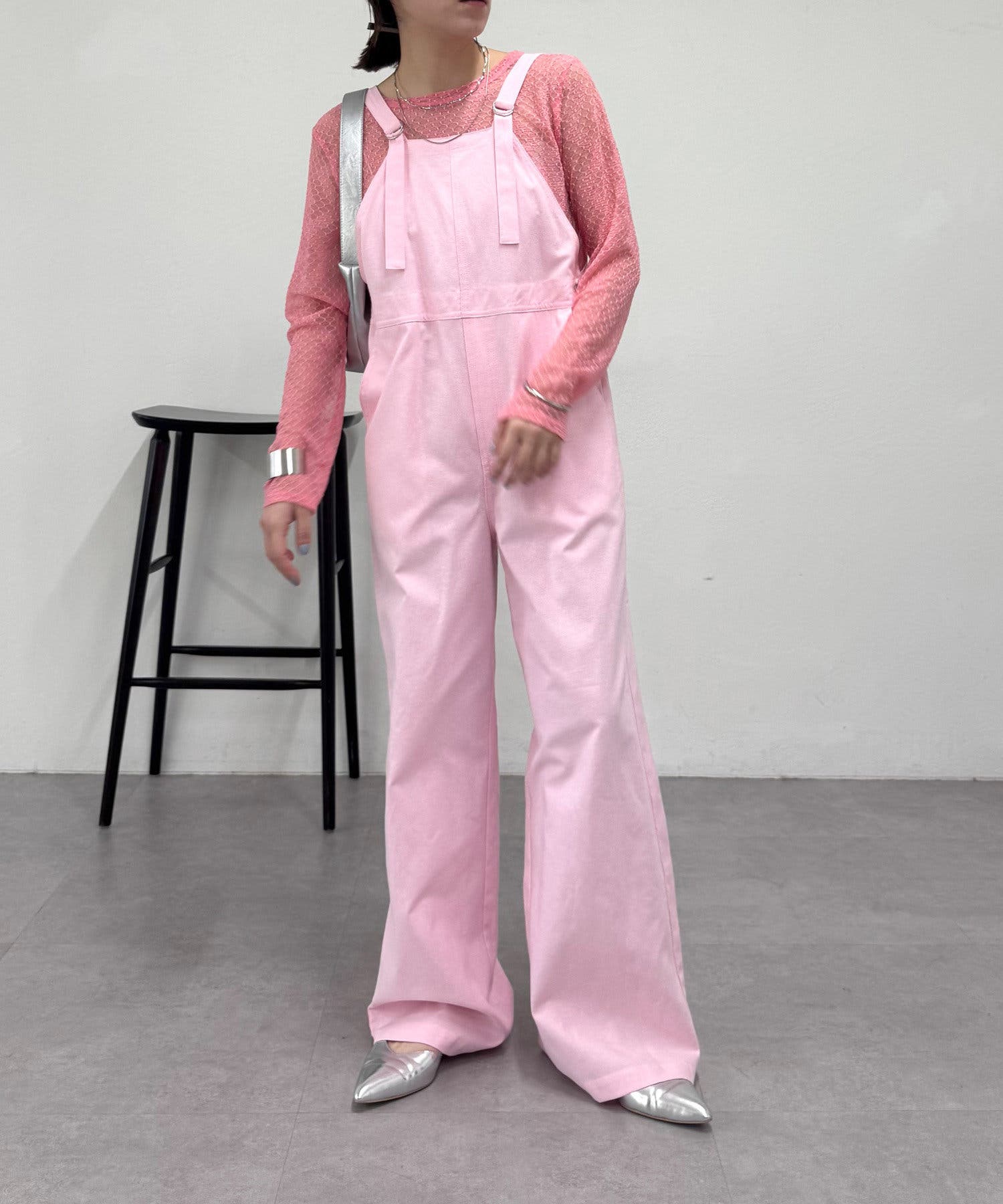 ミニラサロペット miniministore ワンショルダー サロペットデニムパンツ