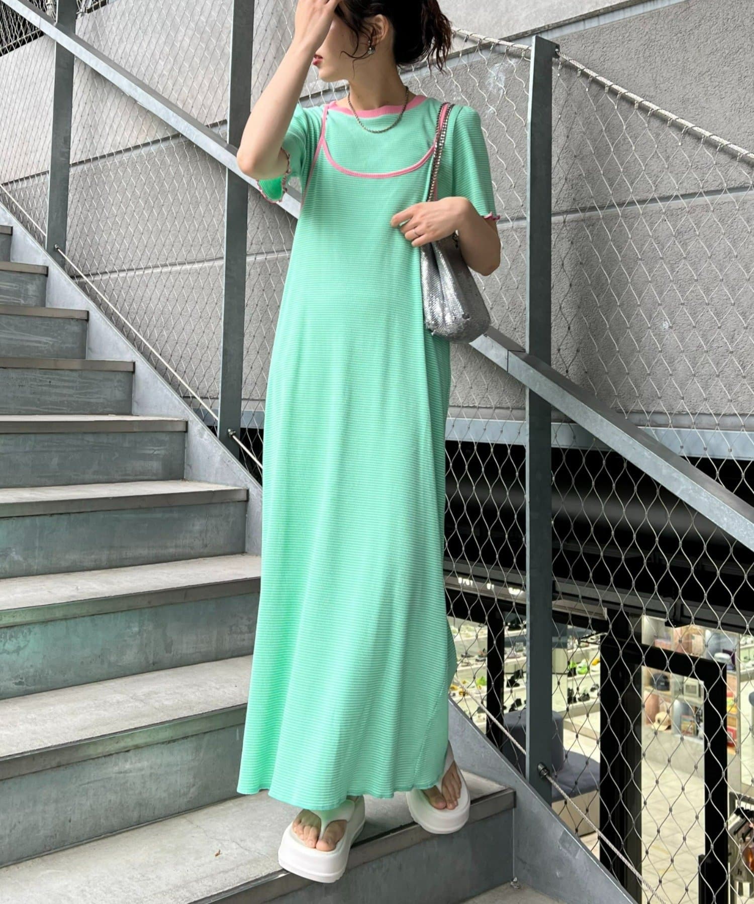 H S20thスペシャルTee付ボーダーワンピース[品番：PALW0004955]｜PAL  