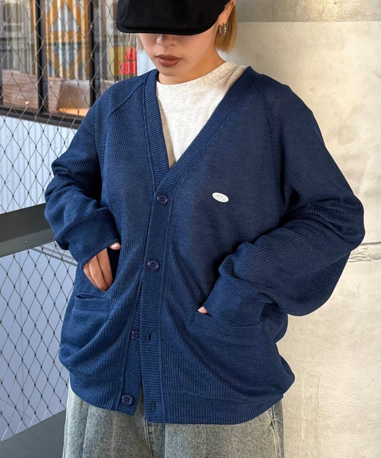 【SALE／10%OFF CIAOPANIC TYPY】カットメッシュカーディガン[品番：PALW0004998 トップス