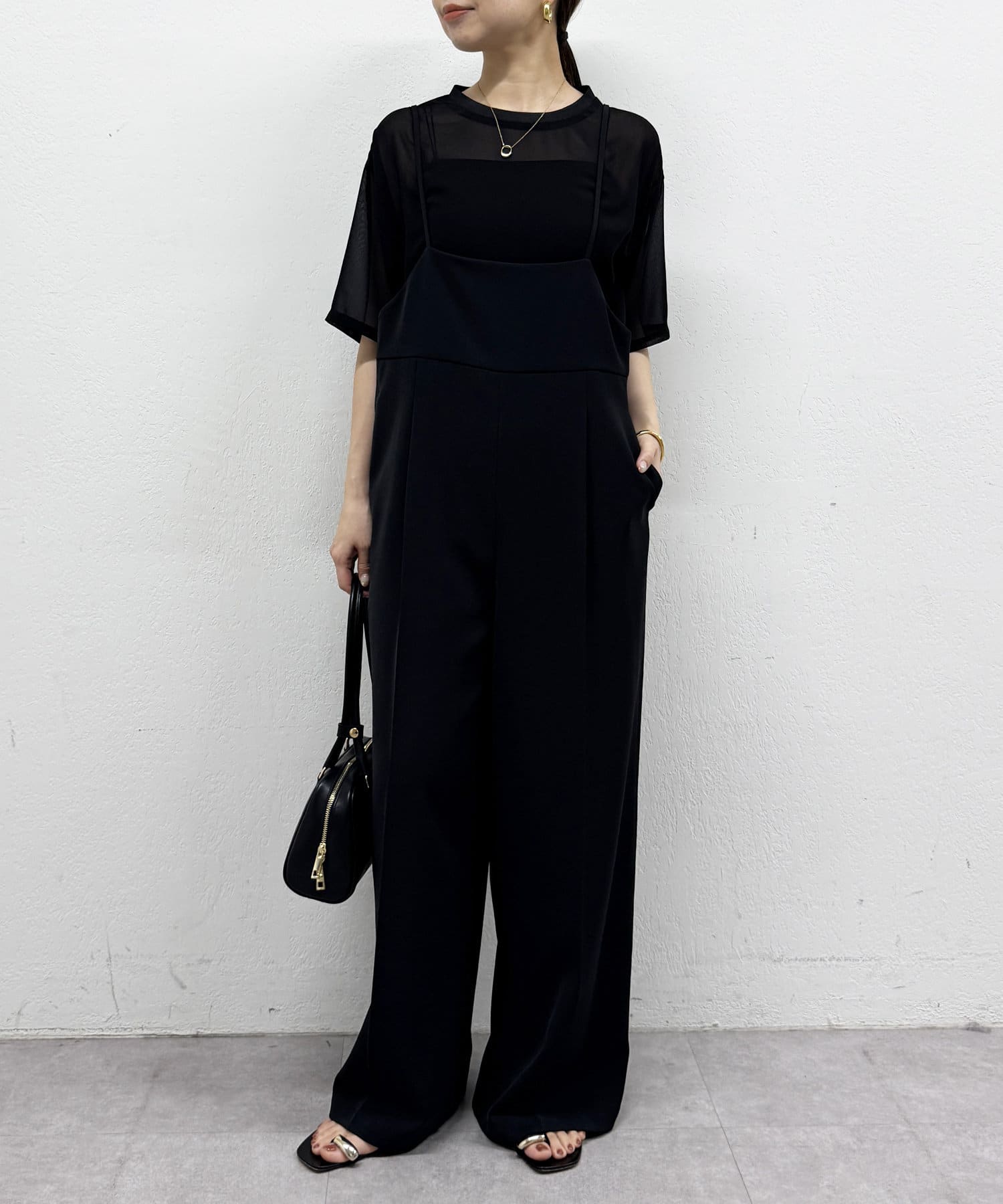 VIPセール☆国内発送 24AW 【Saint Laurent】 オールインワン trim_ofalv_item7fef2a5aa8a911e