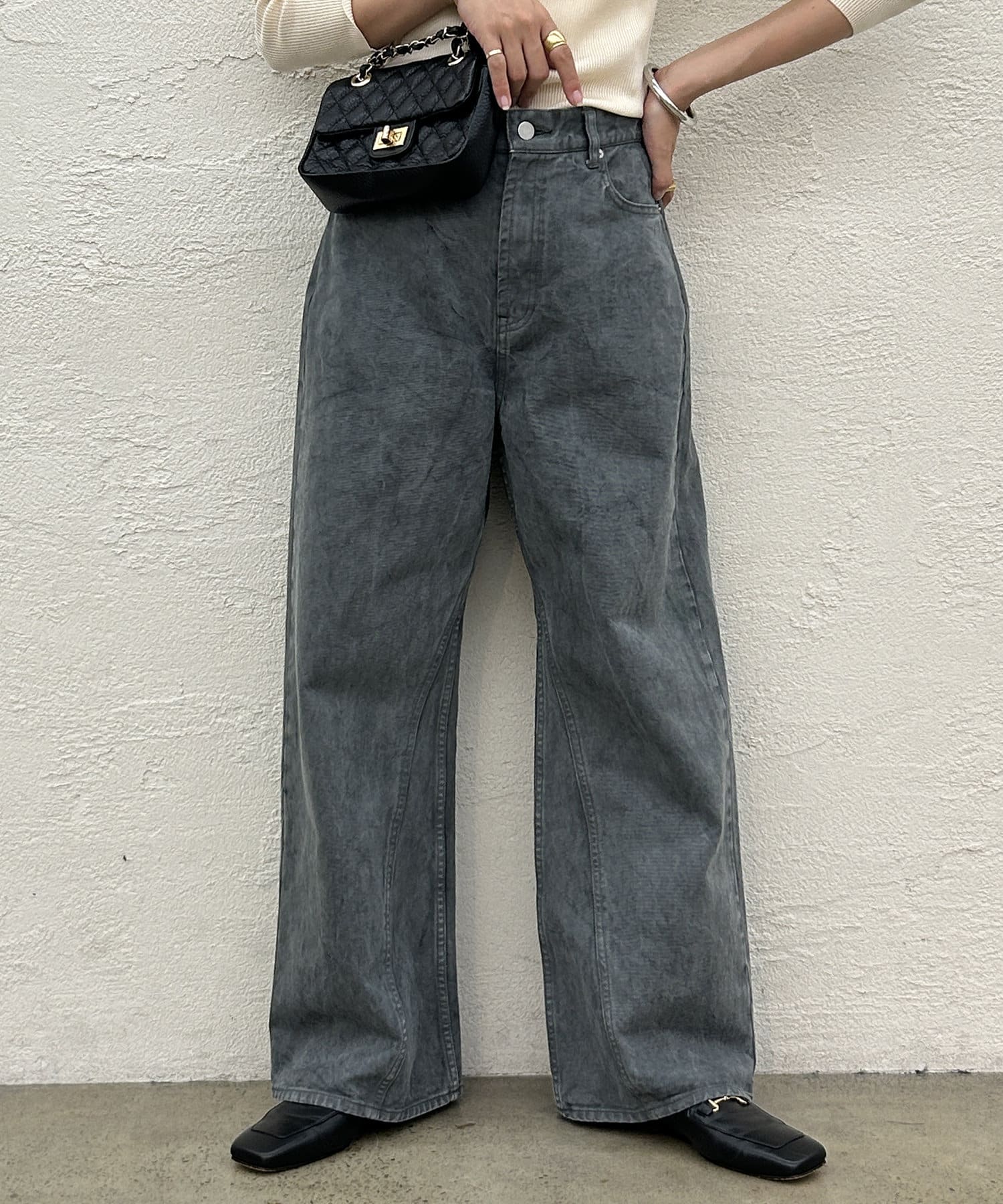 Loungedress】【ainode】ワイドフレアPT[品番：PALW0005849]｜PAL