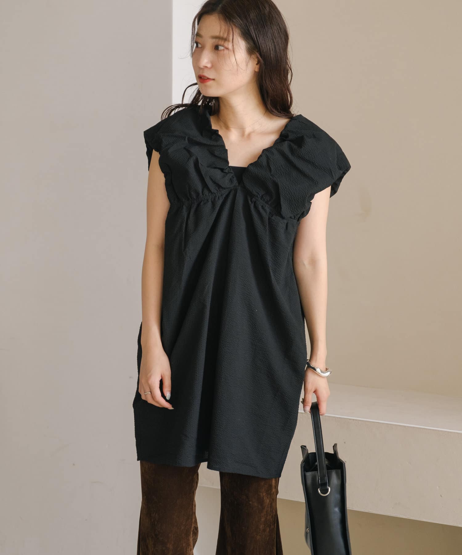 Kastane】バルーンギャザーチュニック[品番：PALW0005906]｜PAL GROUP