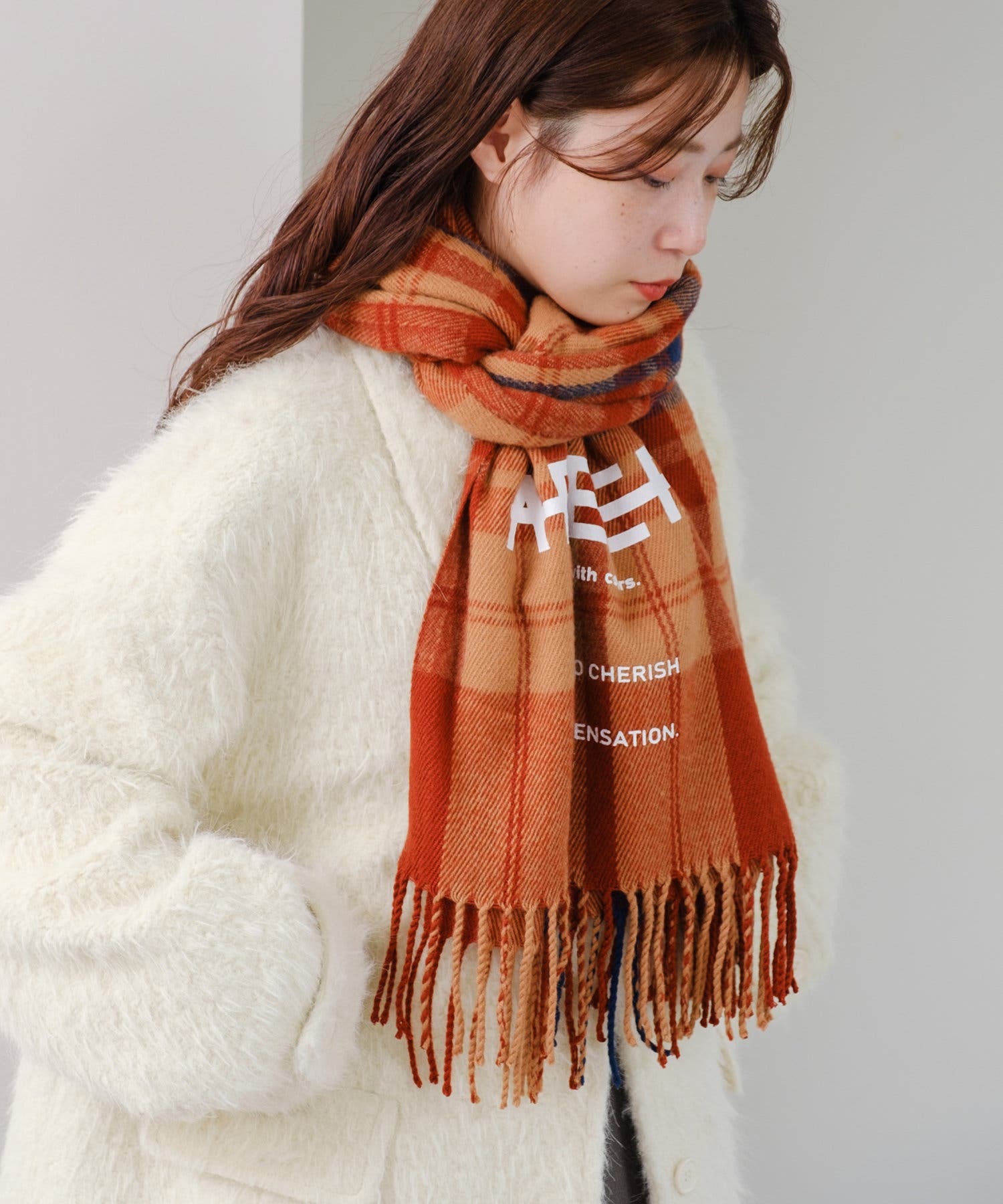 Kastane】チェックラージマフラー[品番：PALW0005969]｜PAL GROUP