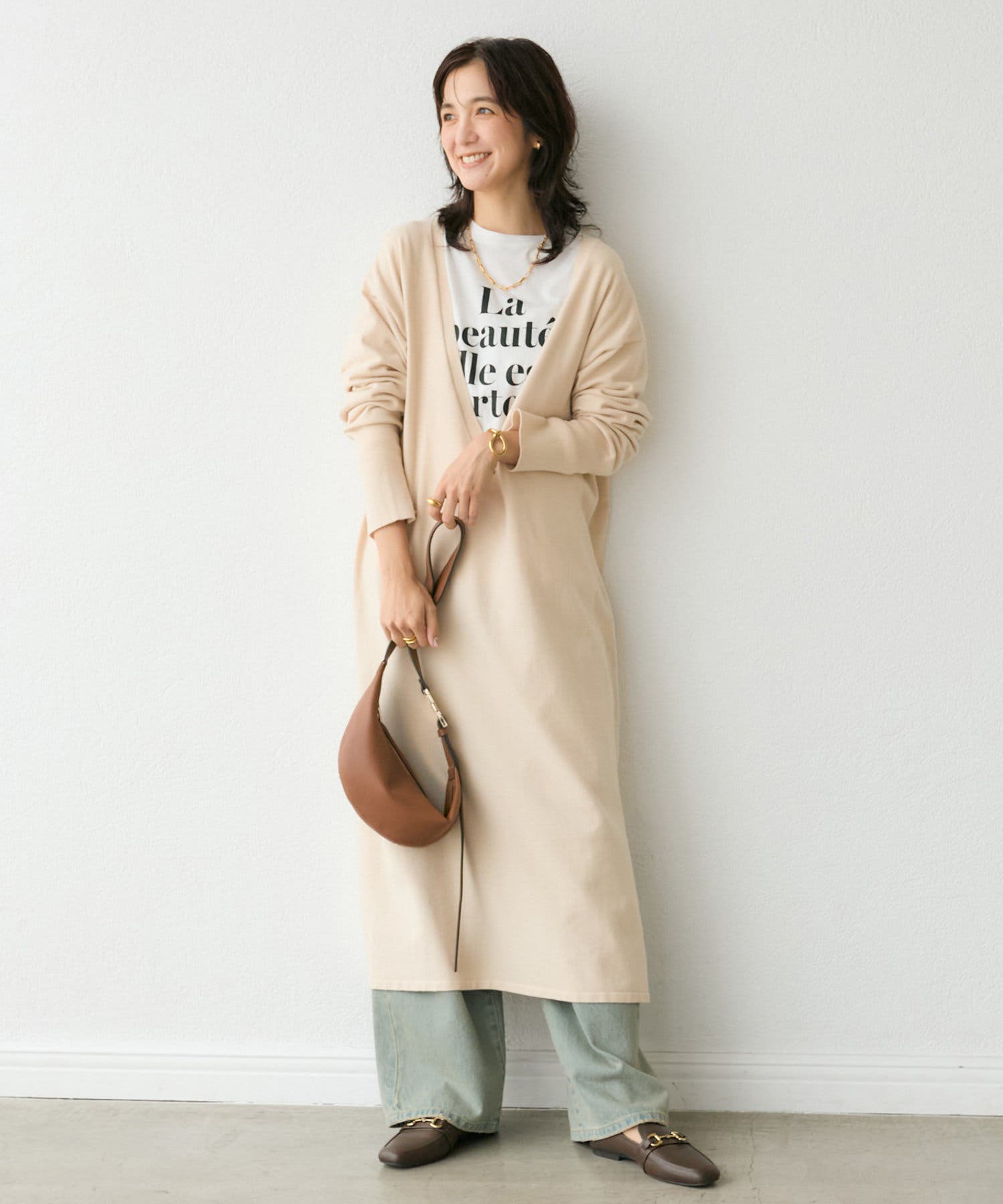 RIVE DROITE】ディープVニットワンピース[品番：PALW0006162]｜PAL