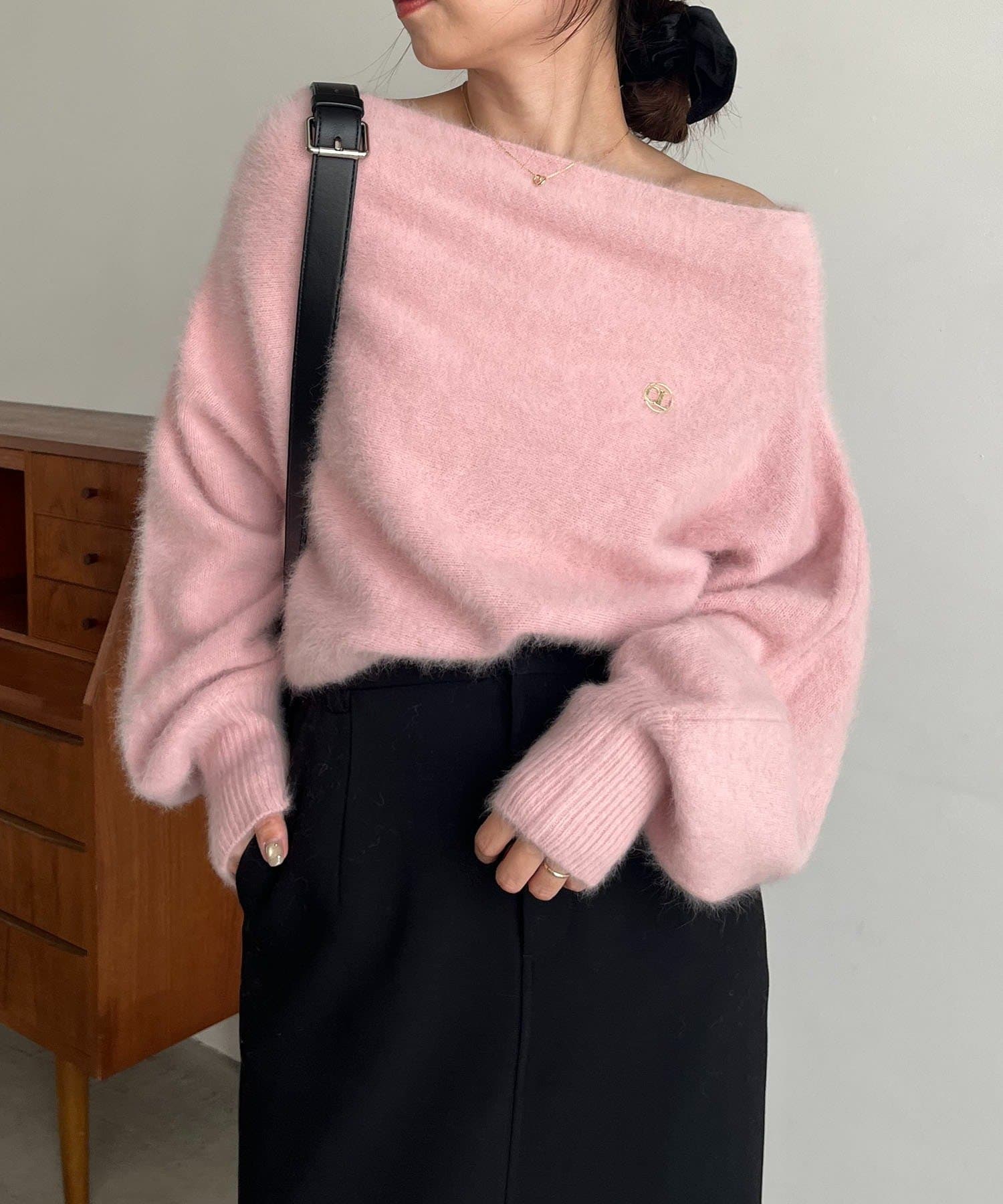 CAPRICIEUX LE'MAGE】FOXカシミアドルマンニット[品番：PALW0006976