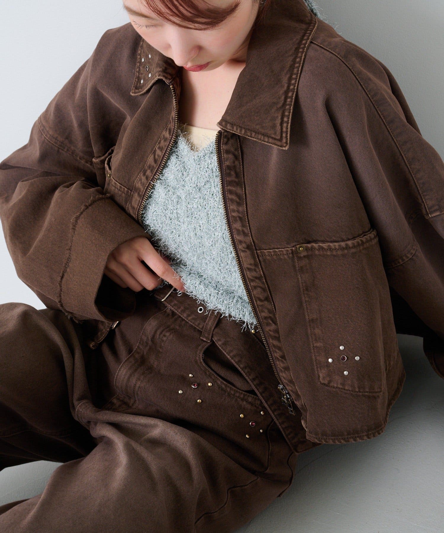 Kastane】ビジューデニムジャケット[品番：PALW0007294]｜PAL GROUP
