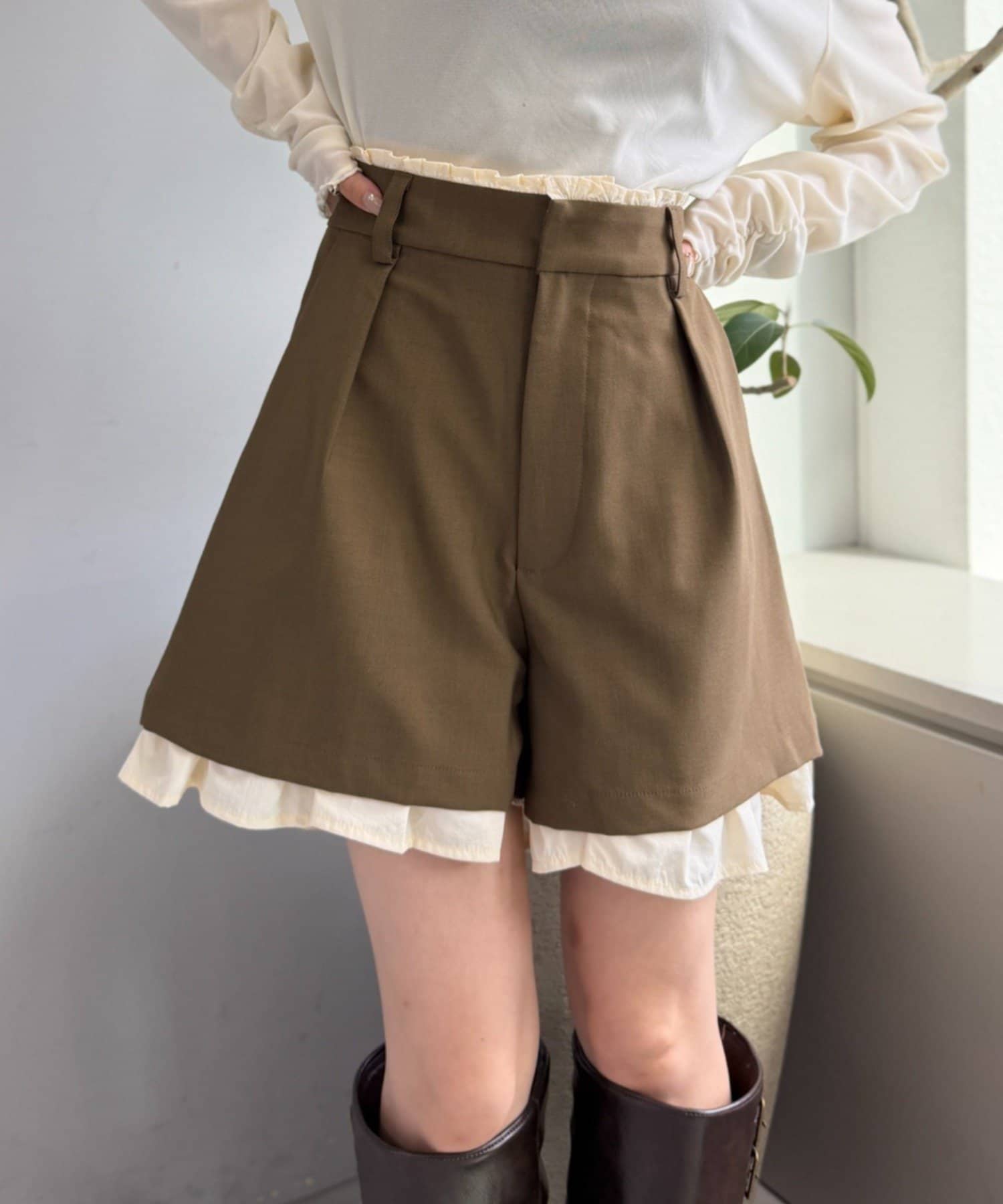 w closet】レイヤードショートパンツ[品番：PALW0007534]｜PAL GROUP
