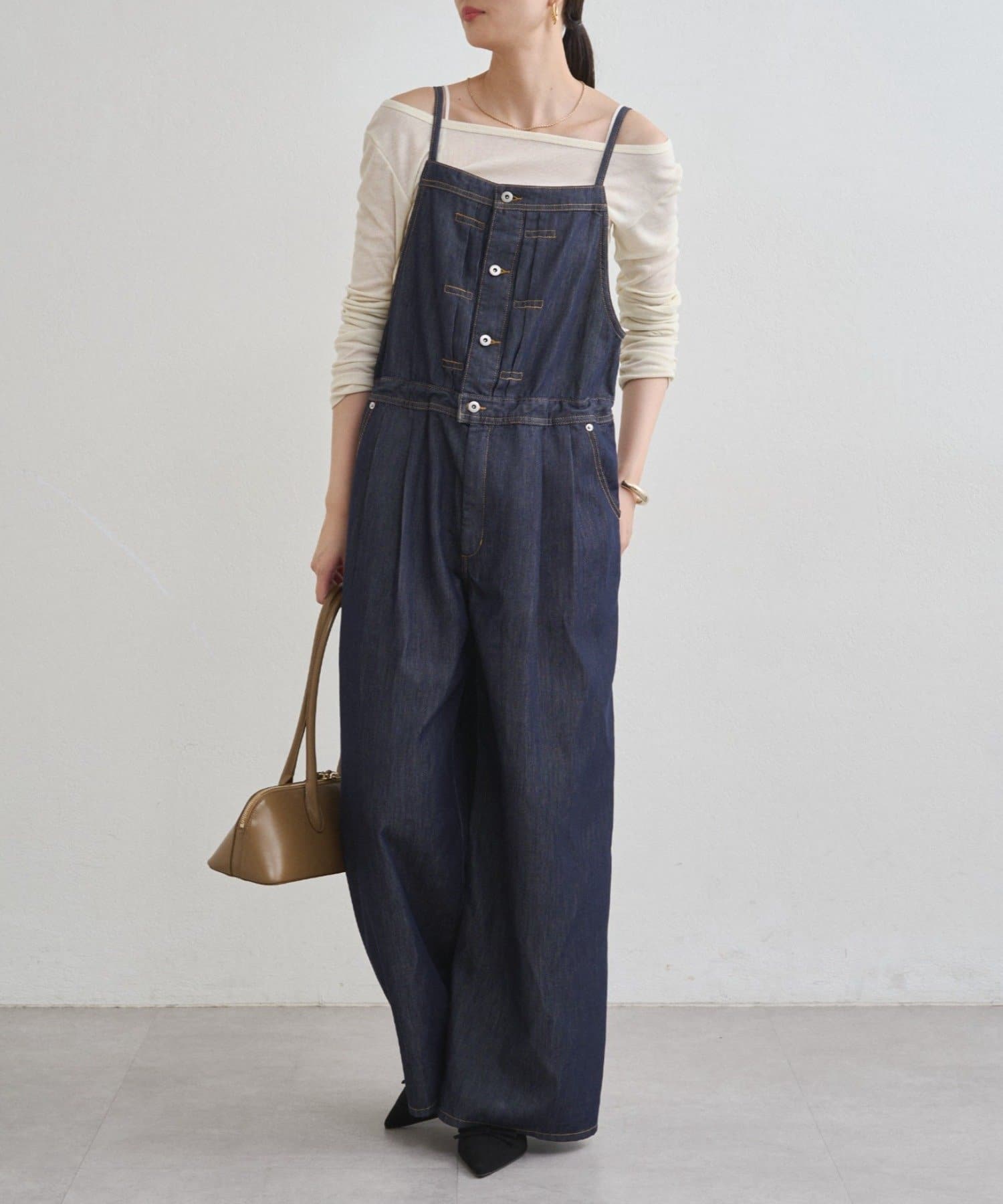 Loungedress】デニムキャミサロペット[品番：PALW0007637]｜PAL GROUP 