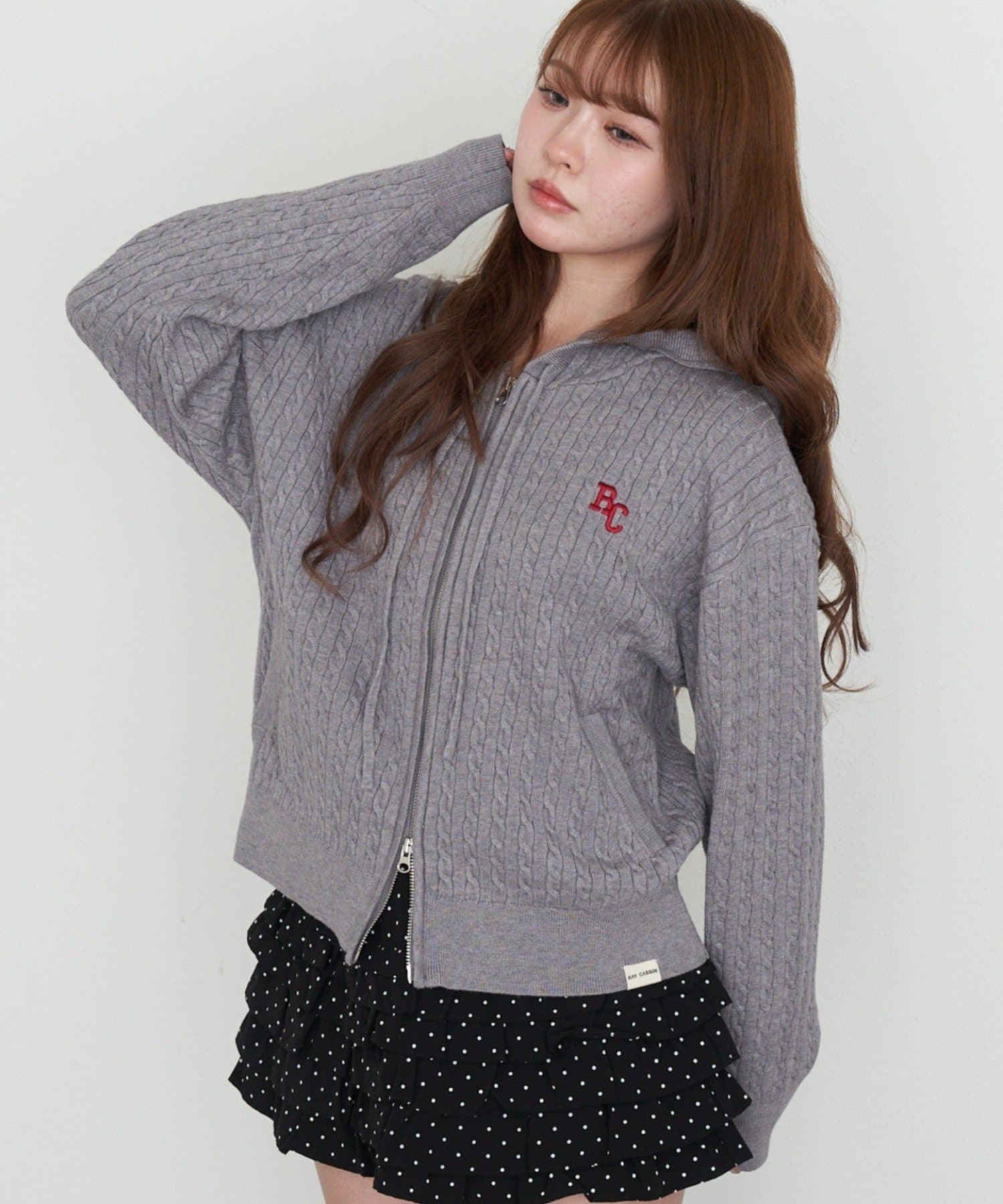 RAY CASSIN】ケーブル胸刺繍パーカー[品番：PALW0007782]｜PAL GROUP