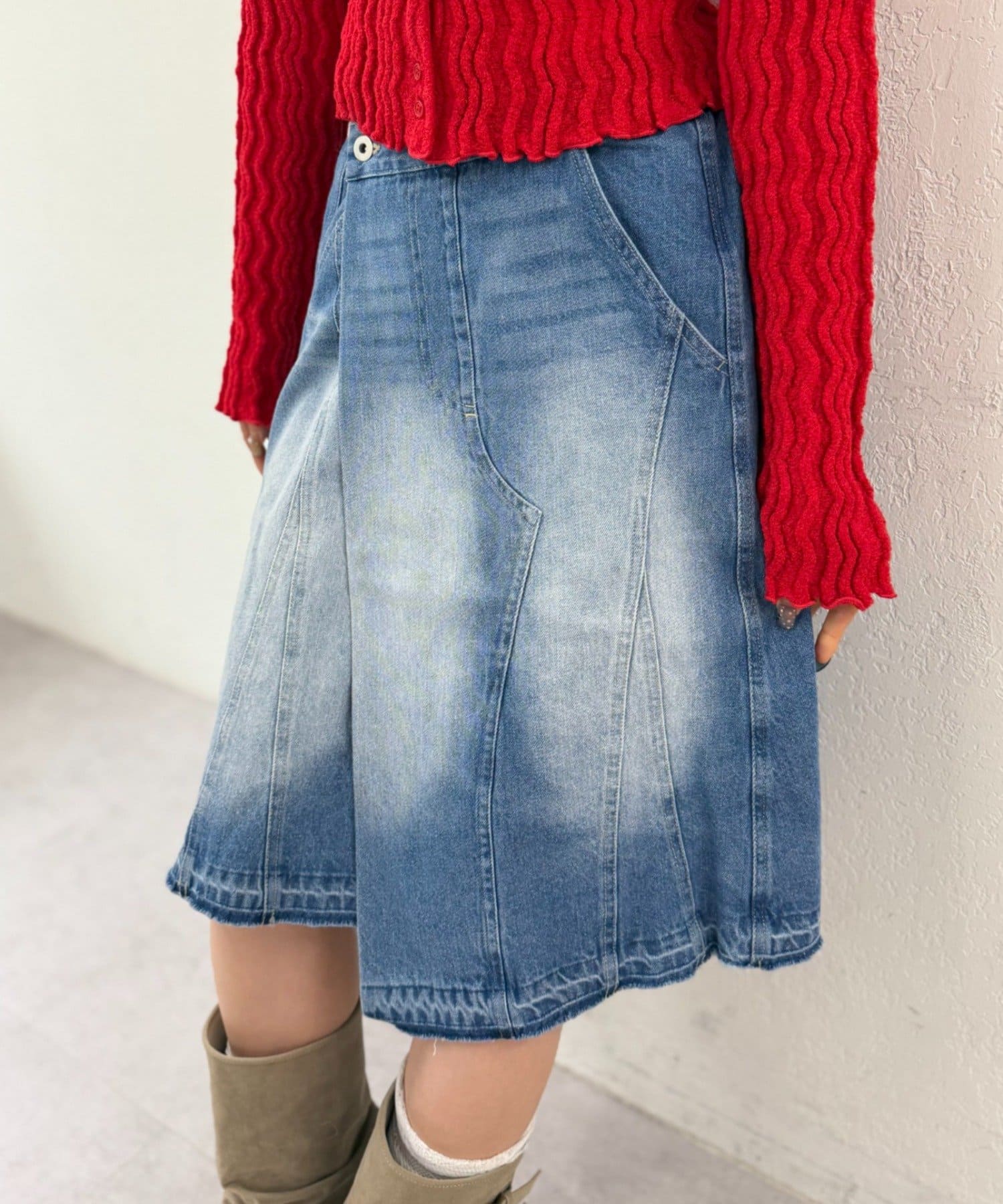 w closet】デニムミディスカート[品番：PALW0008047]｜PAL GROUP