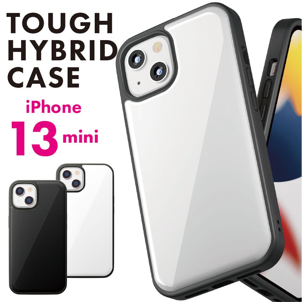 Amazon.co.jp: HAUTRKBG iPhone 13 Mini 用 ケース クリア 両面