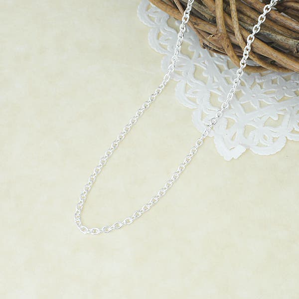 ネックレスチェーン シルバー925 あずきチェーン[品番：PENA0002236