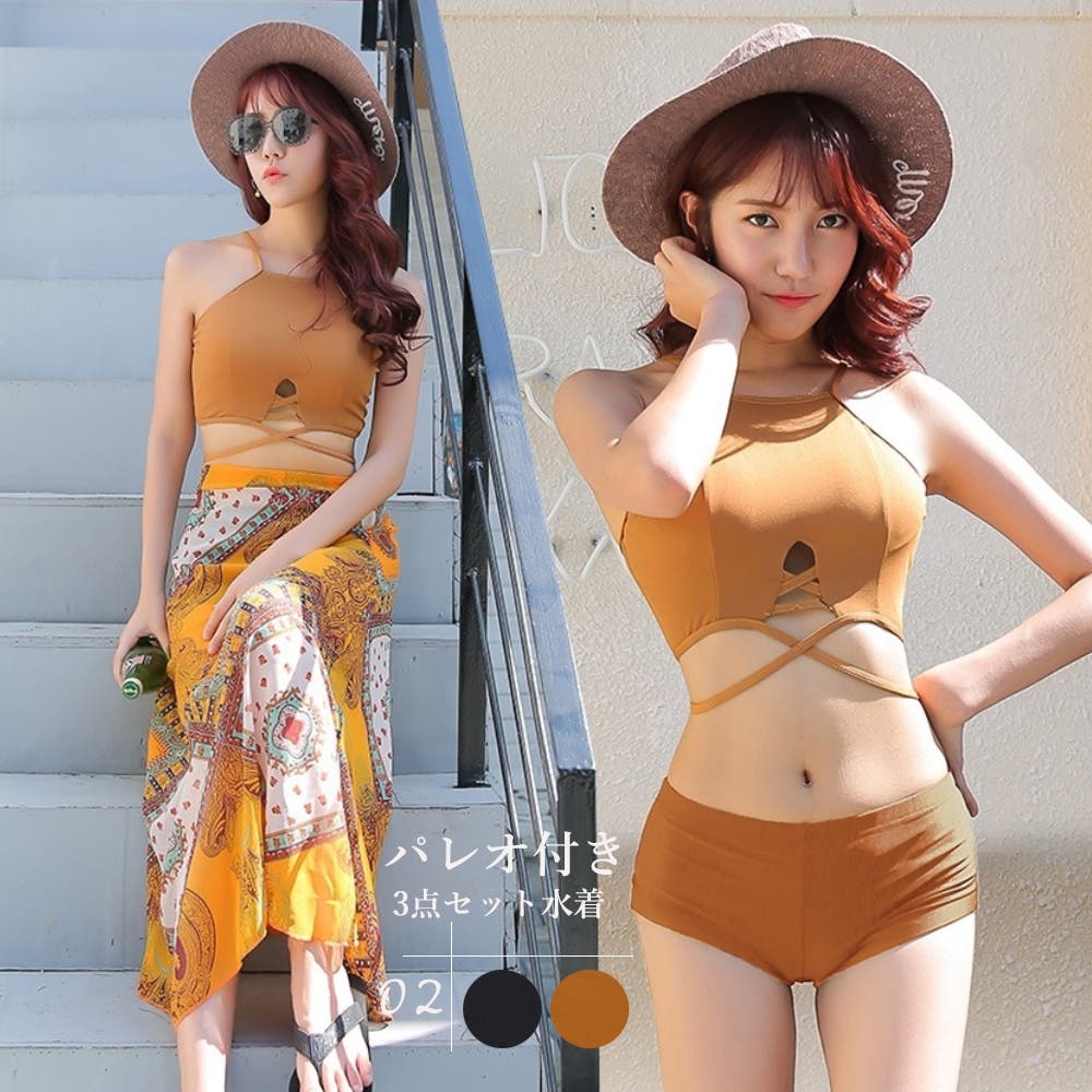 YUKARI SWIM Avia パレオ サロン 単品 61c4PJLGjHL._UF350,350_QL80_.jpg