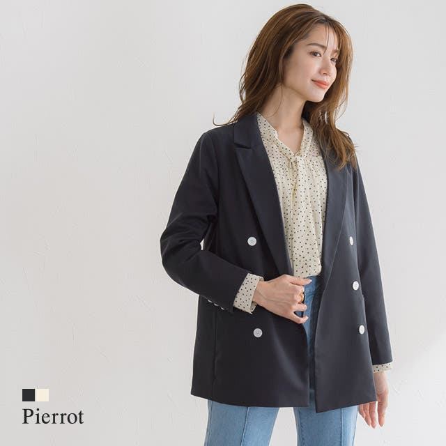 ダブルボタンジャケット ジャケット テーラードジャケット[品番