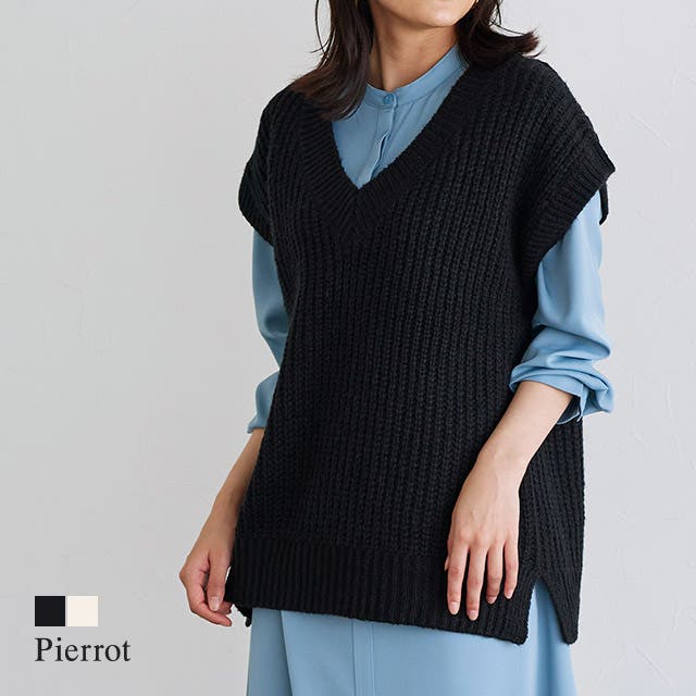 LOEFF（ロエフ）の「＜LOEFF＞フラップ ニット ベスト（ニット