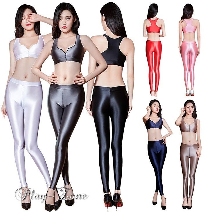 ☆専用☆レギンスパンツ パンティ部メッシュのキュプラ混レギンス・10分丈(吸汗速乾