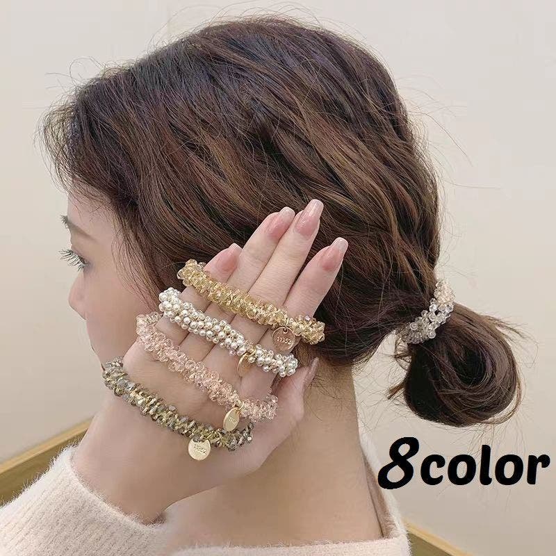 ヘアゴム ビーズシュシュ レディース[品番：FQ000153466