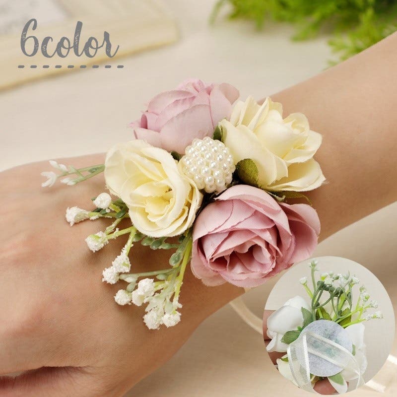 Flower Jewelryラウンドデザインブレスレット【フラワーブーケ】英国製