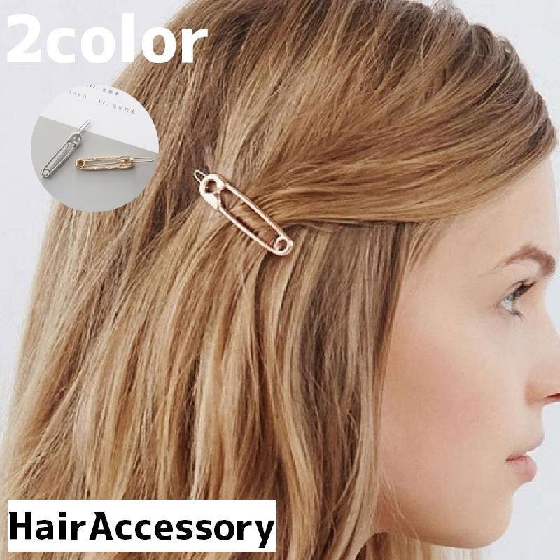 ヘアピン ヘアクリップ 安全ピン風[品番：FQ000216798]｜PlusNao