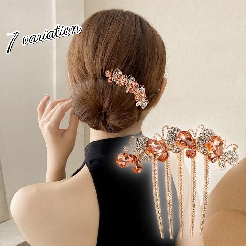 ヘアコーム 夜会巻きコーム ヘアアクセサリー[品番：FQ000191156