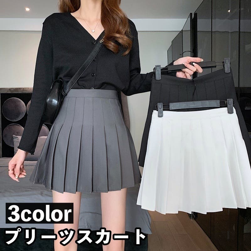 ミニスカート プリーツスカート レディース[品番：FQ000185443