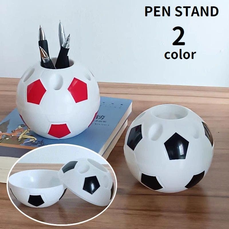 ペン立て ペンスタンド サッカーボール型[品番：FQ000234542]｜PlusNao 