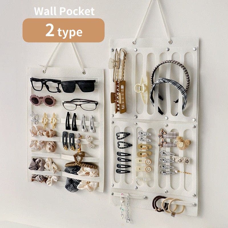 ウォールポケット ヘアアクセサリー収納 壁掛け[品番：FQ000237169