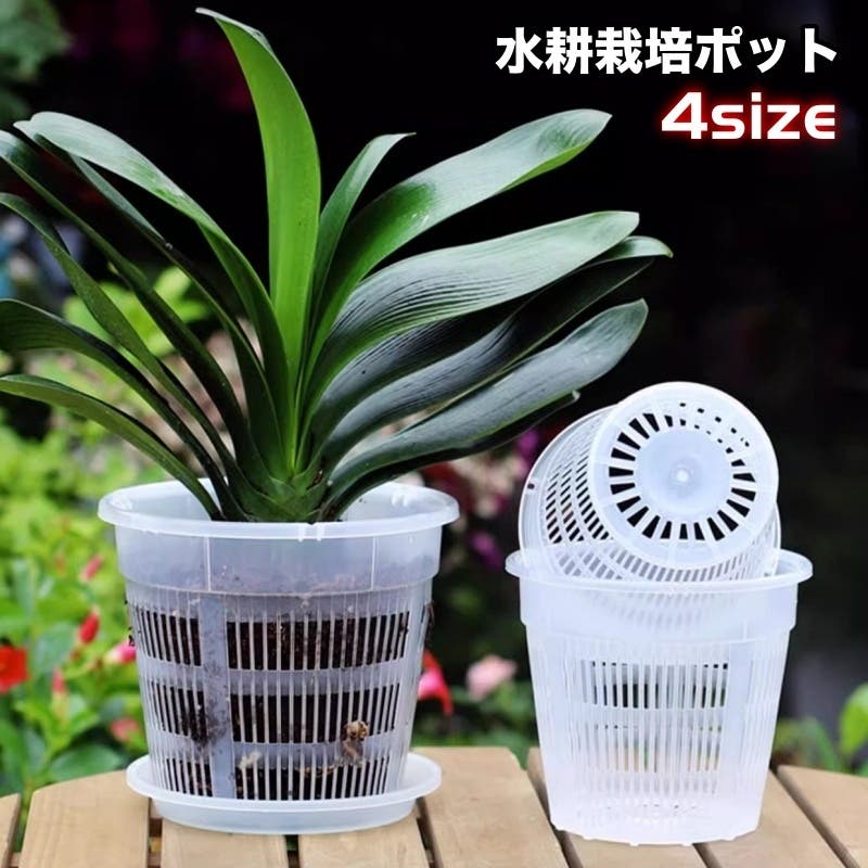 水耕栽培ポット 育苗ポット 植木鉢[品番：FQ000239928]｜PlusNao