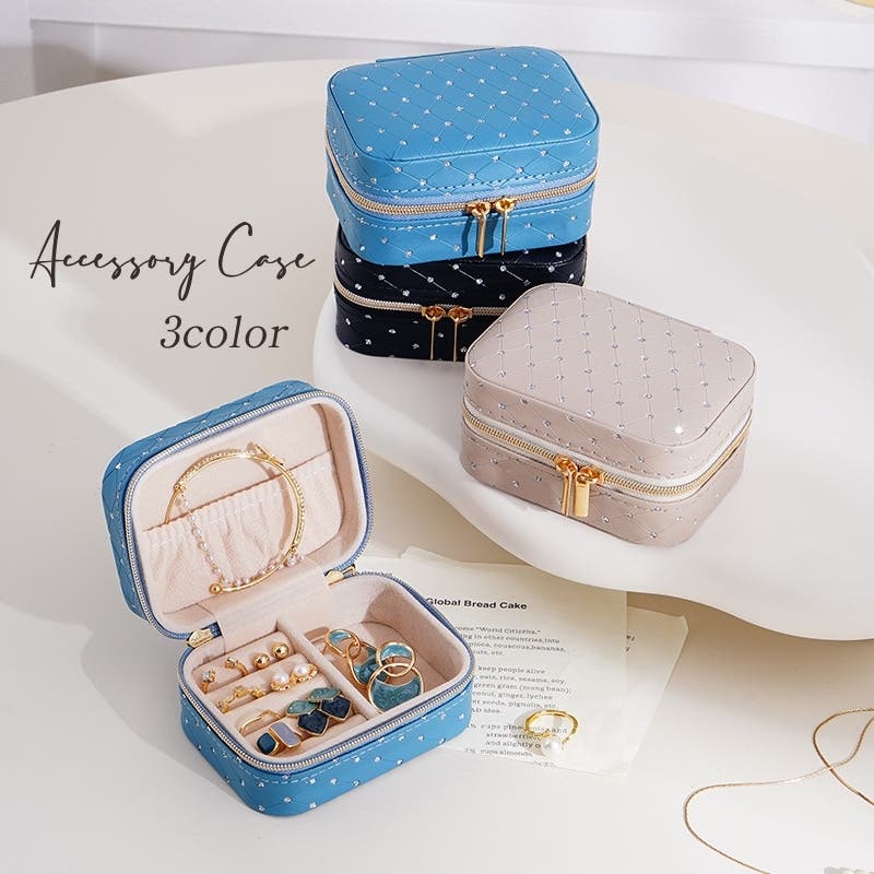 アクセサリーケース アクセサリーポーチ 持ち運び[品番：FQ000237771
