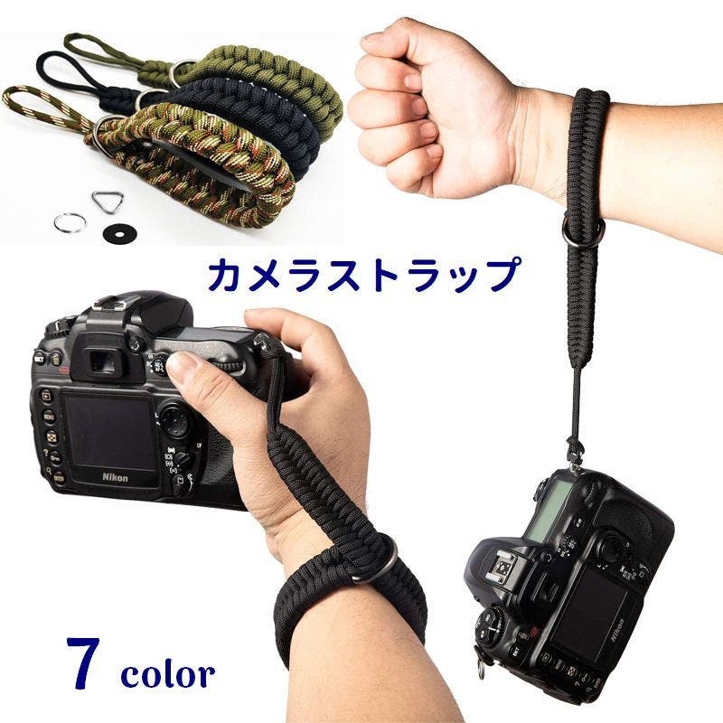 カメラストラップ リストストラップ カメラアクセサリー[品番