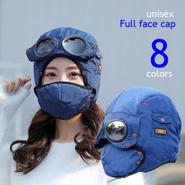 ALAYNA Fishing Cap navy キャップ フルフェイスカバーの通販 by