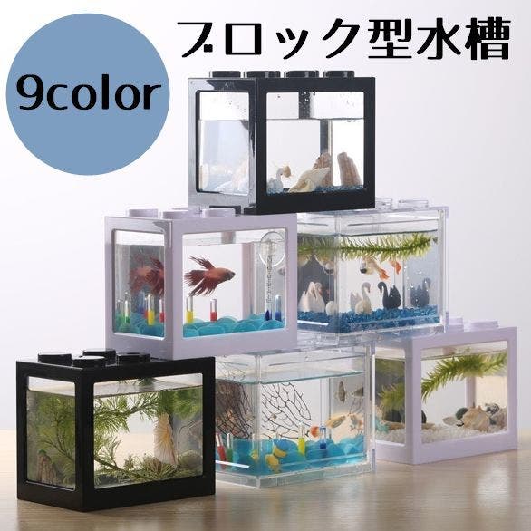 楽天市場】ミニ水槽 プラ製 水槽セット アクアリウム 魚飼育