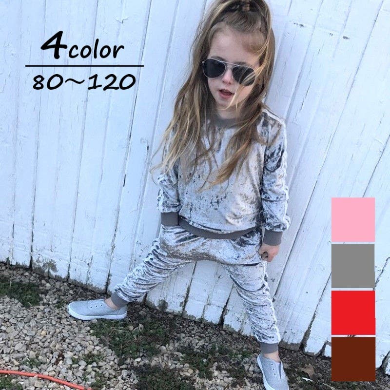 上下セット セットアップ ベロア[品番：FQ000114014]｜PlusNao