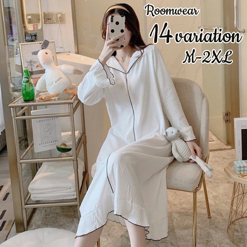 ルームウェア・パジャマ miho ルームウェア パジャマ ワンピース[品番：FQ000147629]｜PlusNao